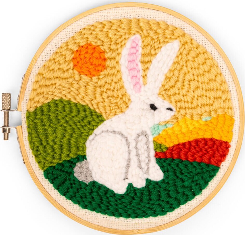 Broderi Kit Med Stansnål - Hare - Kikkerland