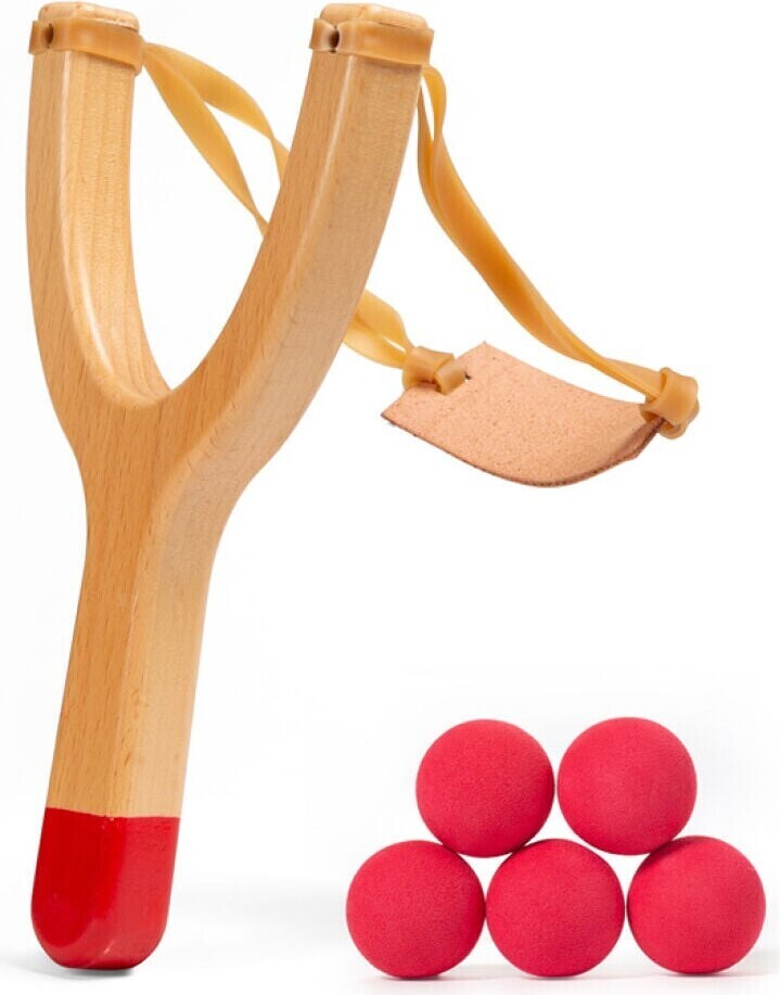 Kikkerland - Huckleberry Slingshot - Slangebøsse Med 5 Skud