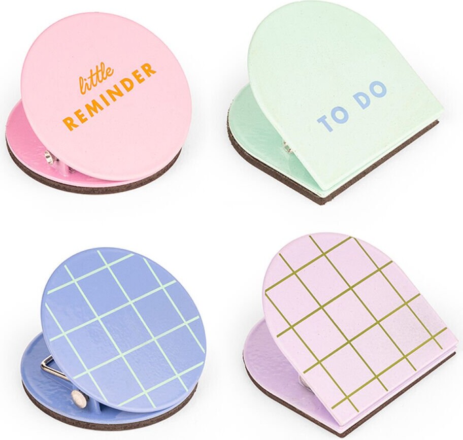 Kikkerland - Inkerie - Magnet Clips - 4 Stk