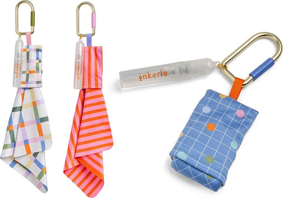 Kikkerland - Inkerie On-the-go Rensekit Til Linser Og Skærme - Assorteret