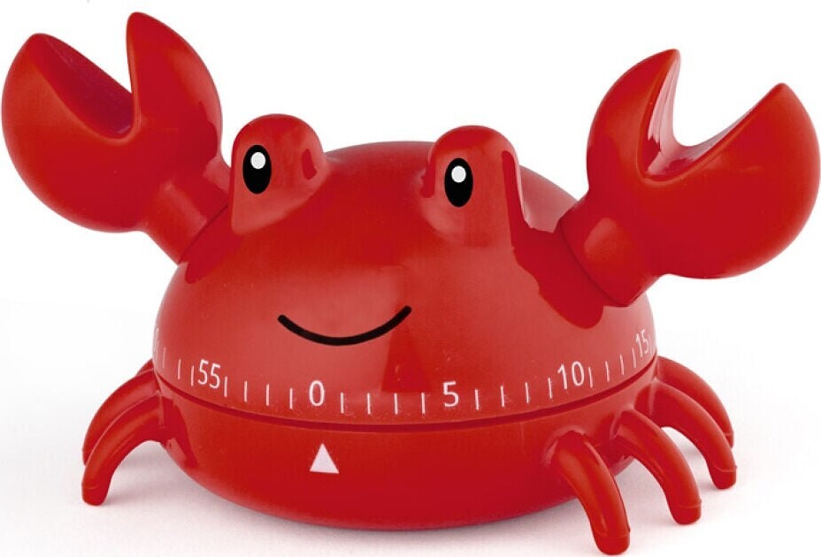 Kikkerland - Krabbe Køkkenur - 2.25 X 2.5 X 4.25