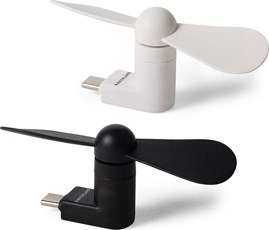 Kikkerland - Usb-c Phone Fan - Mini Mobil Blæser