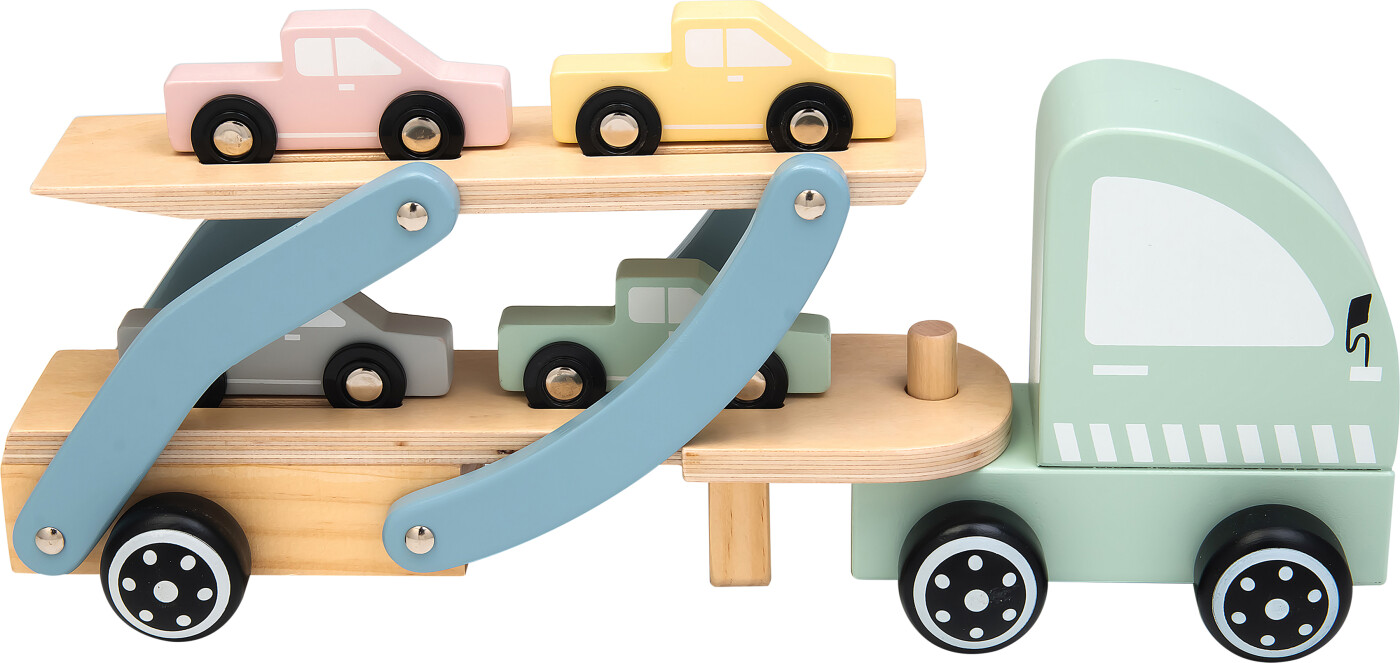 Kinder And Kids - Biltransporter Med Biler (4 Stk.)