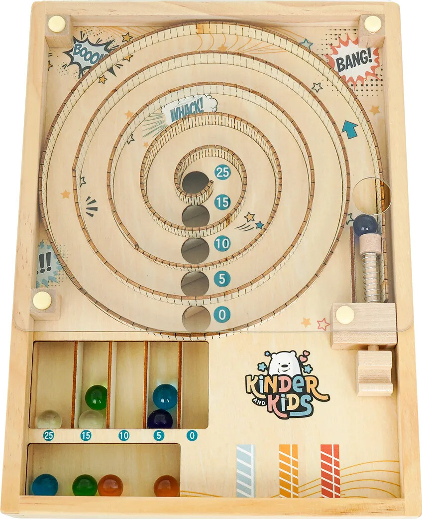 Kinder And Kids - Flipperspil I Træ