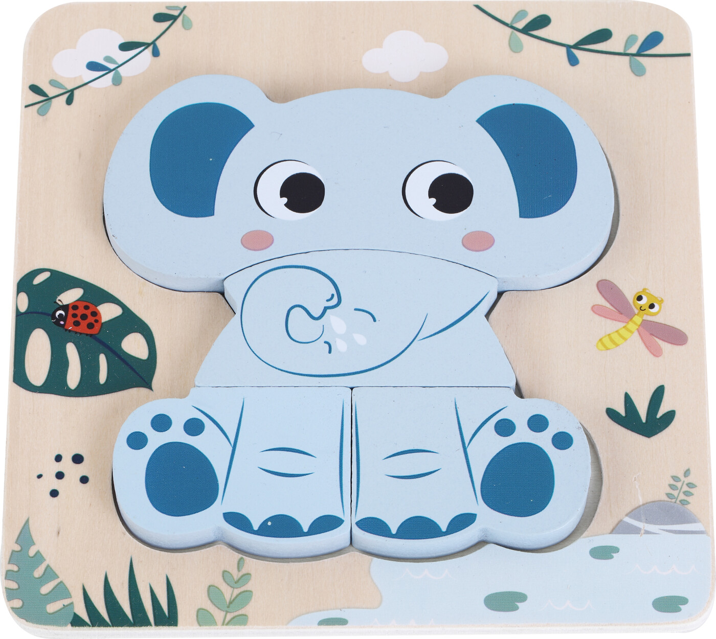 Kinder And Kids - Puslespil, Elefant