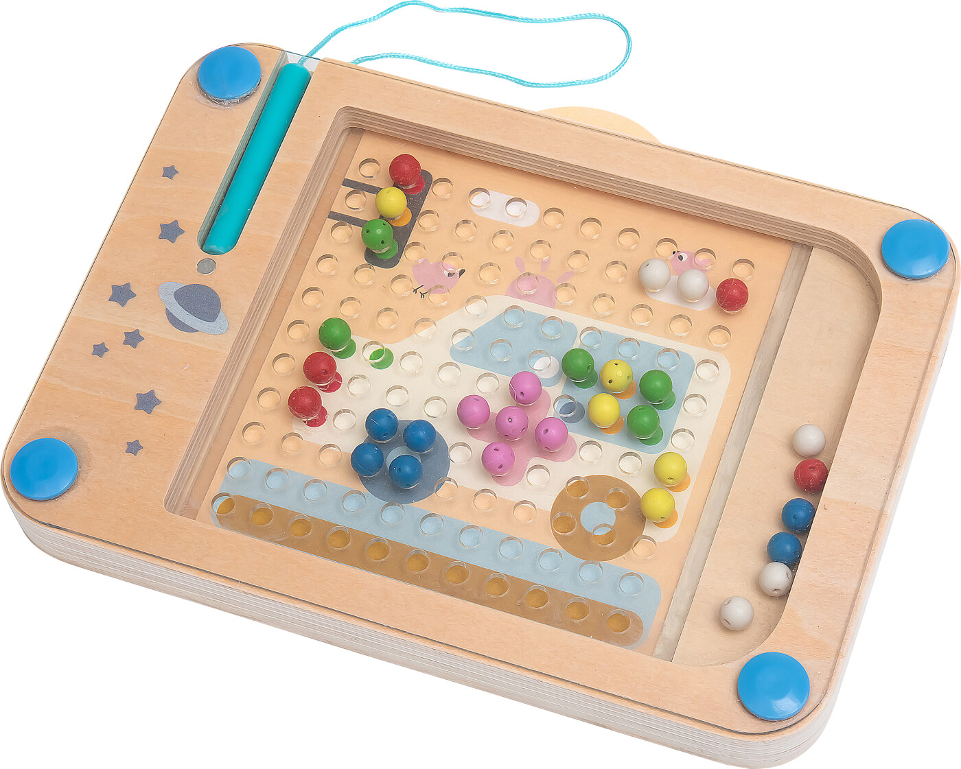 Kinder And Kids - Skab Billeder Med Magnet Pen Og Kugler