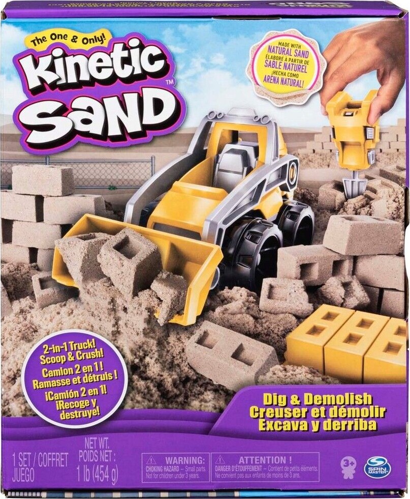 Billede af Kinetic Sand - Grav Og Nedriv Legesæt