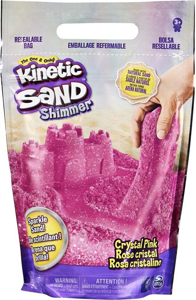 Billede af Kinetic Sand - Magisk Kinetisk Sand Glitter Sæt - Pink hos Gucca.dk