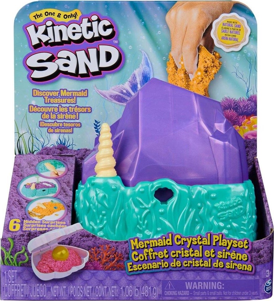 Billede af Kinetic Sand - Havfrue Legesæt