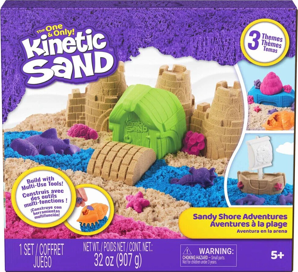 Kinetic Sand - Sandy Shore Sæt - Spin Master