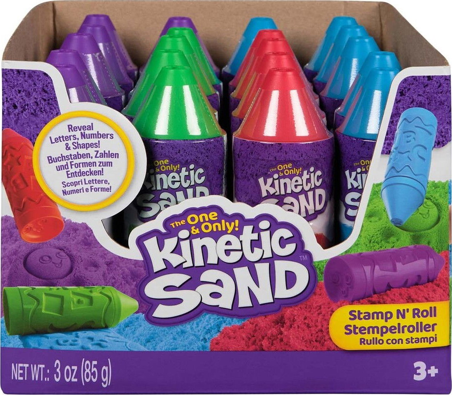 Kinetic Sand - Stempel N' Rul Assorterede