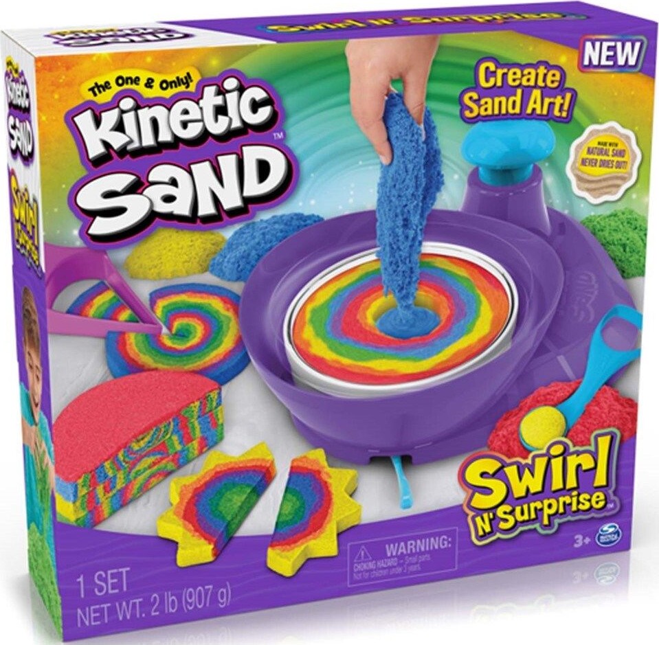 Billede af Kinetic Sand Sæt - Swirl N' Surprise hos Gucca.dk