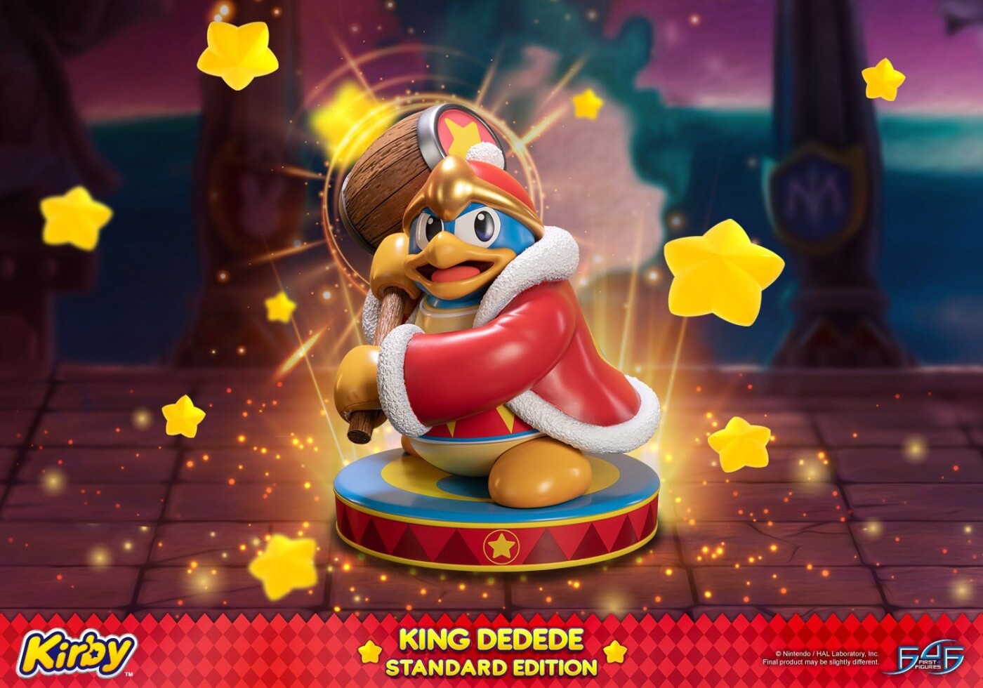 First 4 Figures - Kirby Figur - King Dedede - Resin Statue - 29 Cm