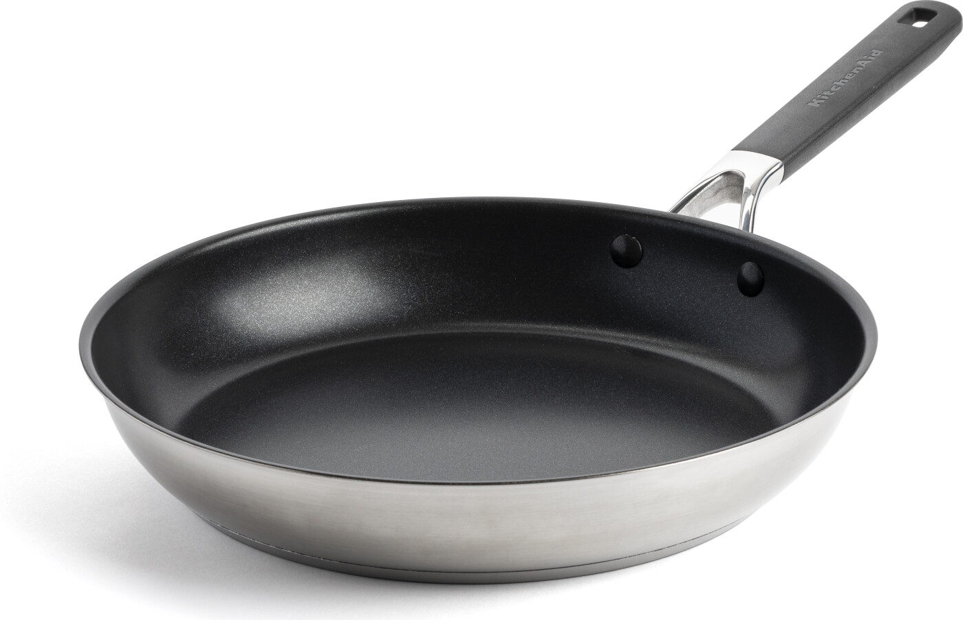 Kitchenaid - Ka-classic Stainless Steel Openfrypan - Silver - 30 Cm