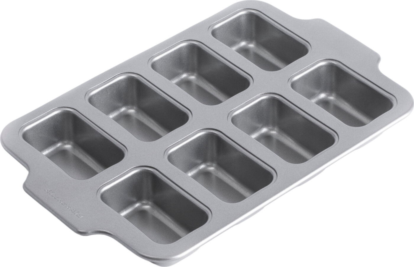 Kitchenaid - Metal Bakeware Mini Rectangular Cake Pan - Silver