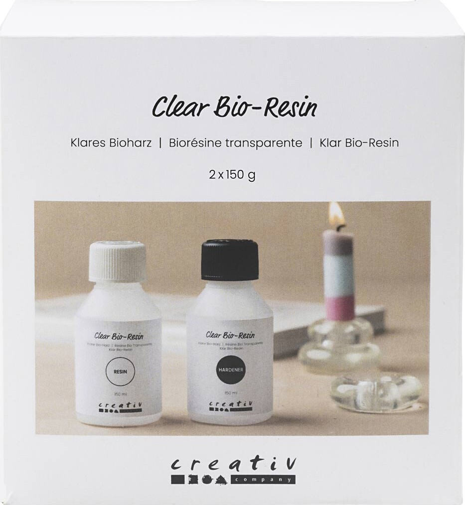 Klar Bio-Resin, klar, 2x150 ml/ 1 pk.