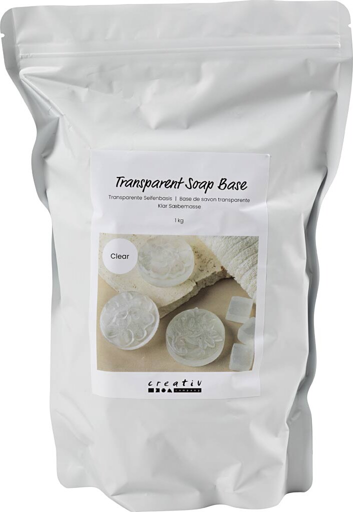 Klar Sæbemasse - Granulat - 1000 G