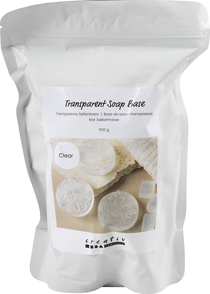 Klar Sæbemasse - Granulat - 500 G