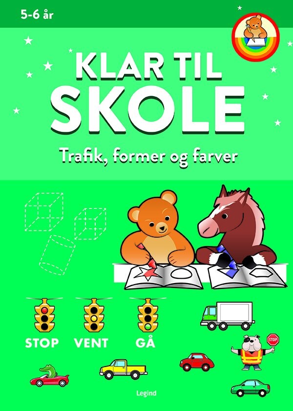 Billede af Klar Til Skole: Trafik, Former Og Farver - Diverse - Bog