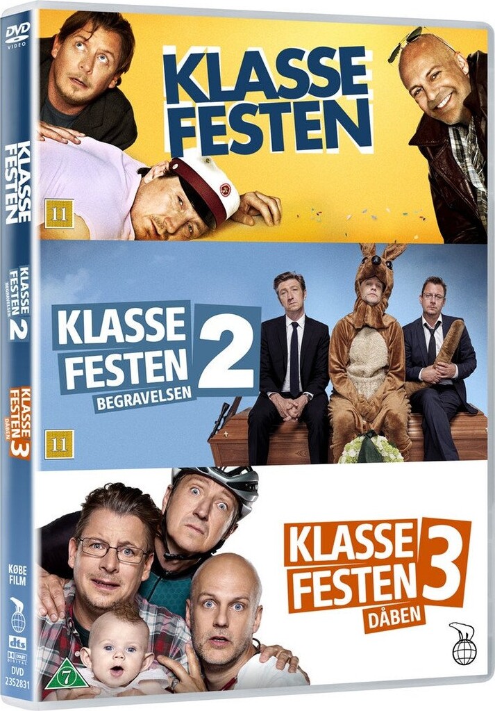 Klassefesten 1 // 2 // 3 - DVD - Film