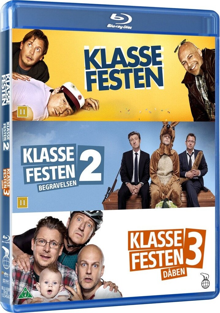 Klassefesten 1 // 2 // 3 - Blu-Ray