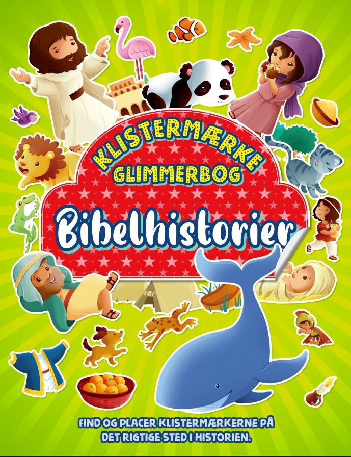 Klistermærke Glimmerbog - Bibelhistorier - Jacob Vium Olesen - Bog