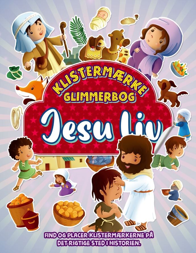 Klistermærke Glimmerbog - Jesu Liv - Jacob Vium Olesen - Bog