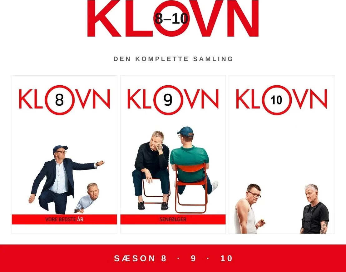 Klovn - Sæson 8-9-10 - DVD - Tv-serie