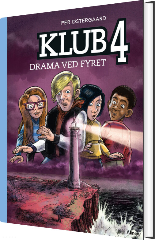 Billede af Klub 4 - Drama Ved Fyret, Blå Læseklub - Per østergaard - Bog