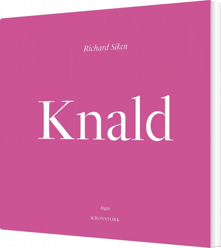 Billede af Knald - Richard Siken - Bog