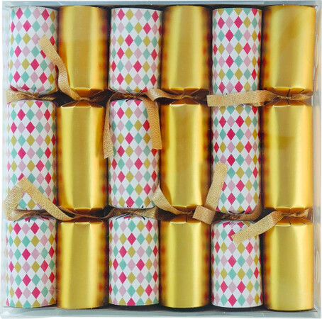 Knallerter - 20 Cm 6 Stk Guld / Tern - Scanseason