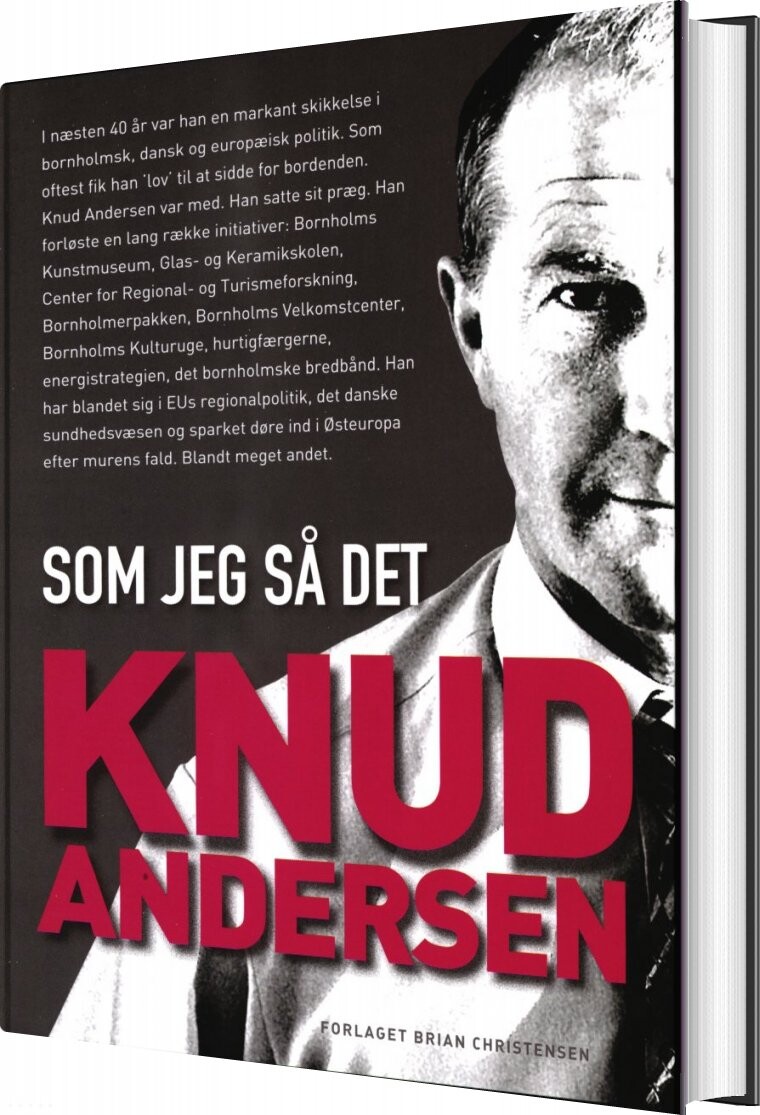 Billede af Knud Andersen - Som Jeg Så Det - Knud Andersen - Bog