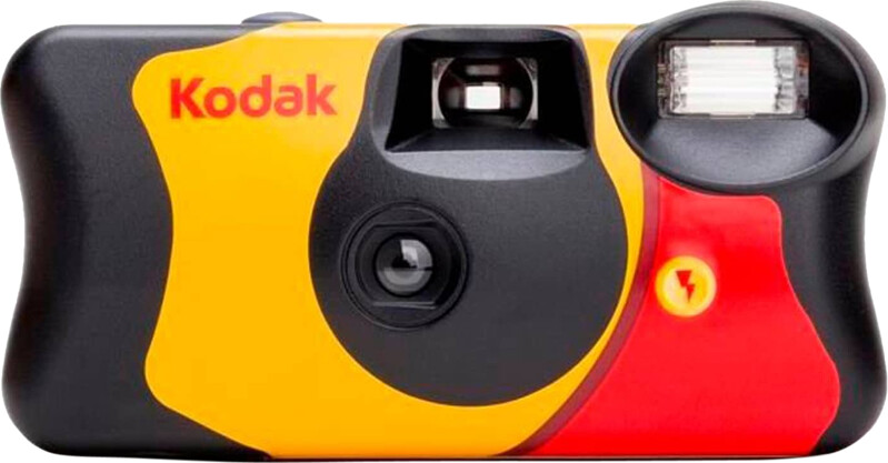 Kodak - Fun Saver Engangskamera - 35mm, Iso 800, 27+12 Eksponeringer Med Blitz