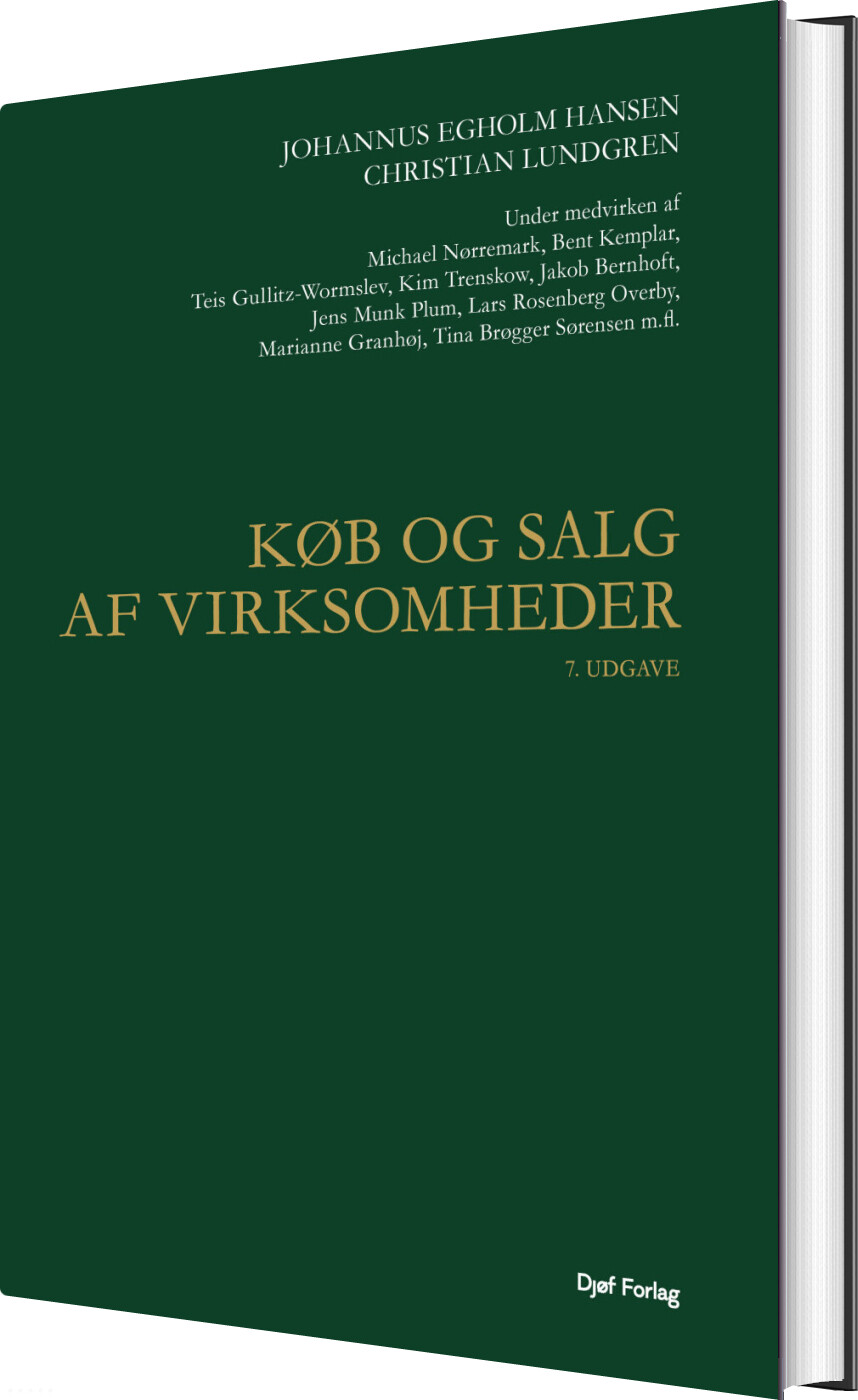 Køb Og Salg Af Virksomheder - Johannus Egholm Hansen - Bog