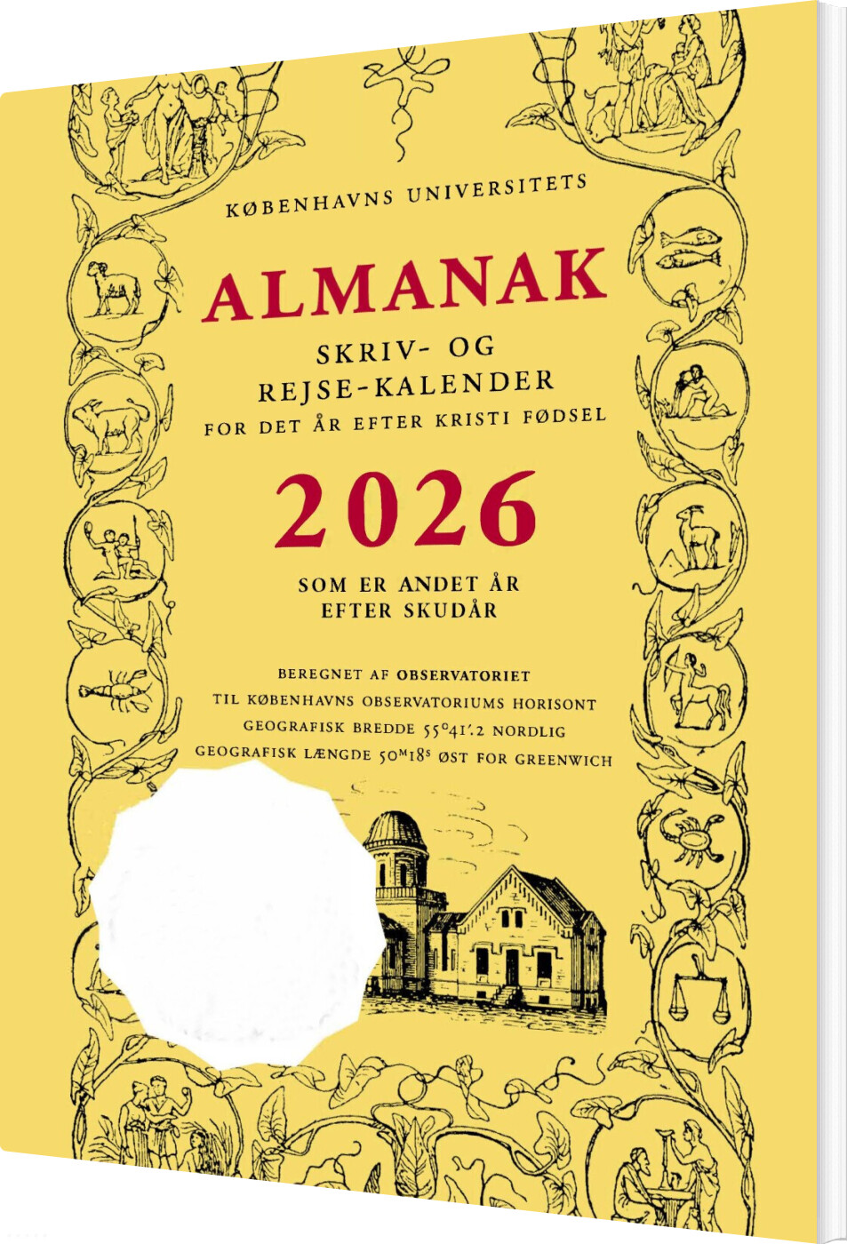 Københavns Universitets Almanak - Skriv- Og Rejsekalender 2026 - Københavns Universitet - Bog