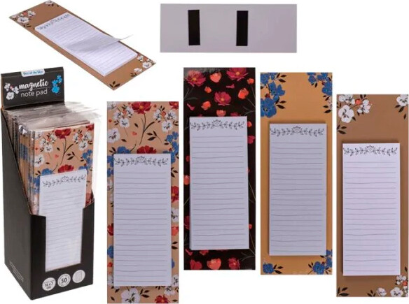 Køleskabsblok - Med Magnet - 1 Stk - Assorteret