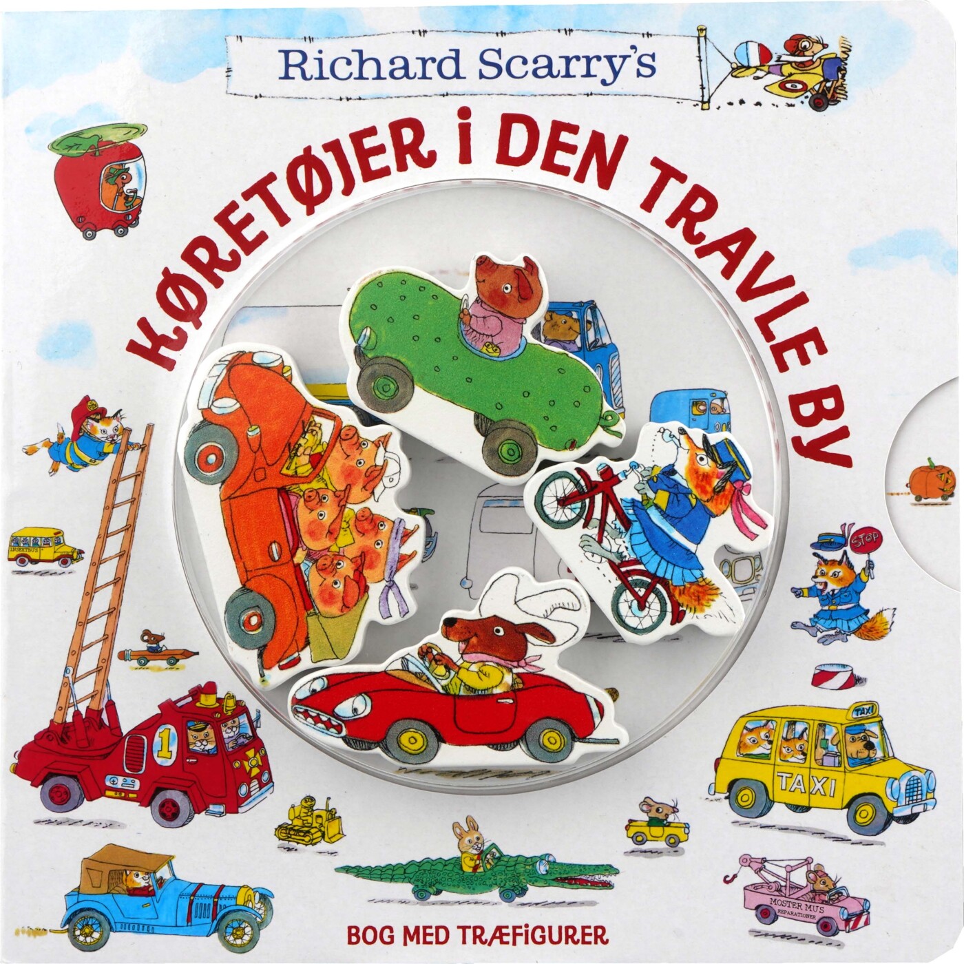 Køretøjer I Den Travle By - Richard Scarry - Bog