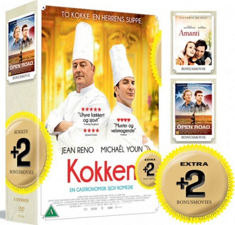 Kokken // Amanti // The Open Road - DVD - Film