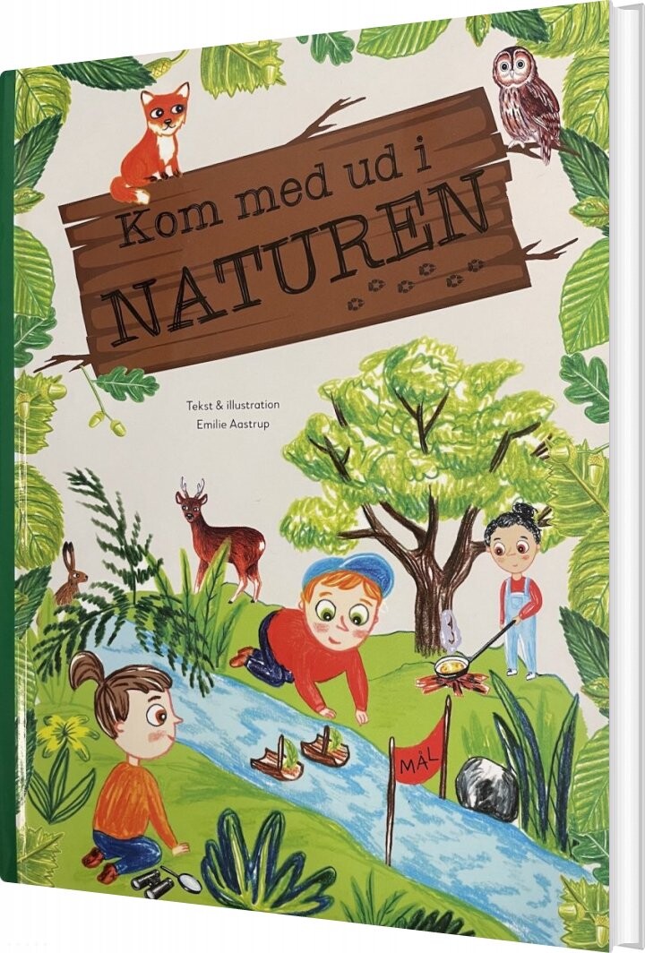 Billede af Kom Med Ud I Naturen - Emilie Aastrup - Bog hos Gucca.dk