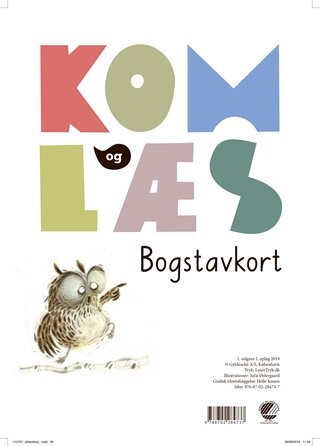 Billede af Kom Og Læs. Bogstavkort - Lise Jæger - Bog