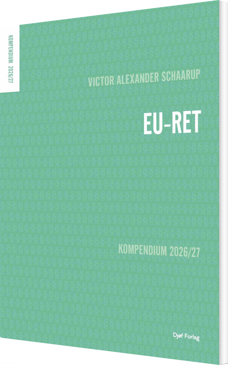 Kompendium I Eu-ret - Victor Alexander Schaarup - Bog