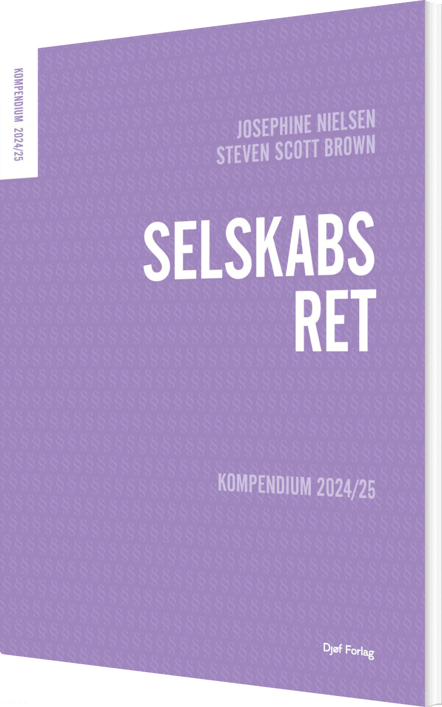 Kompendium I Selskabsret - Josephine Nielsen - Bog