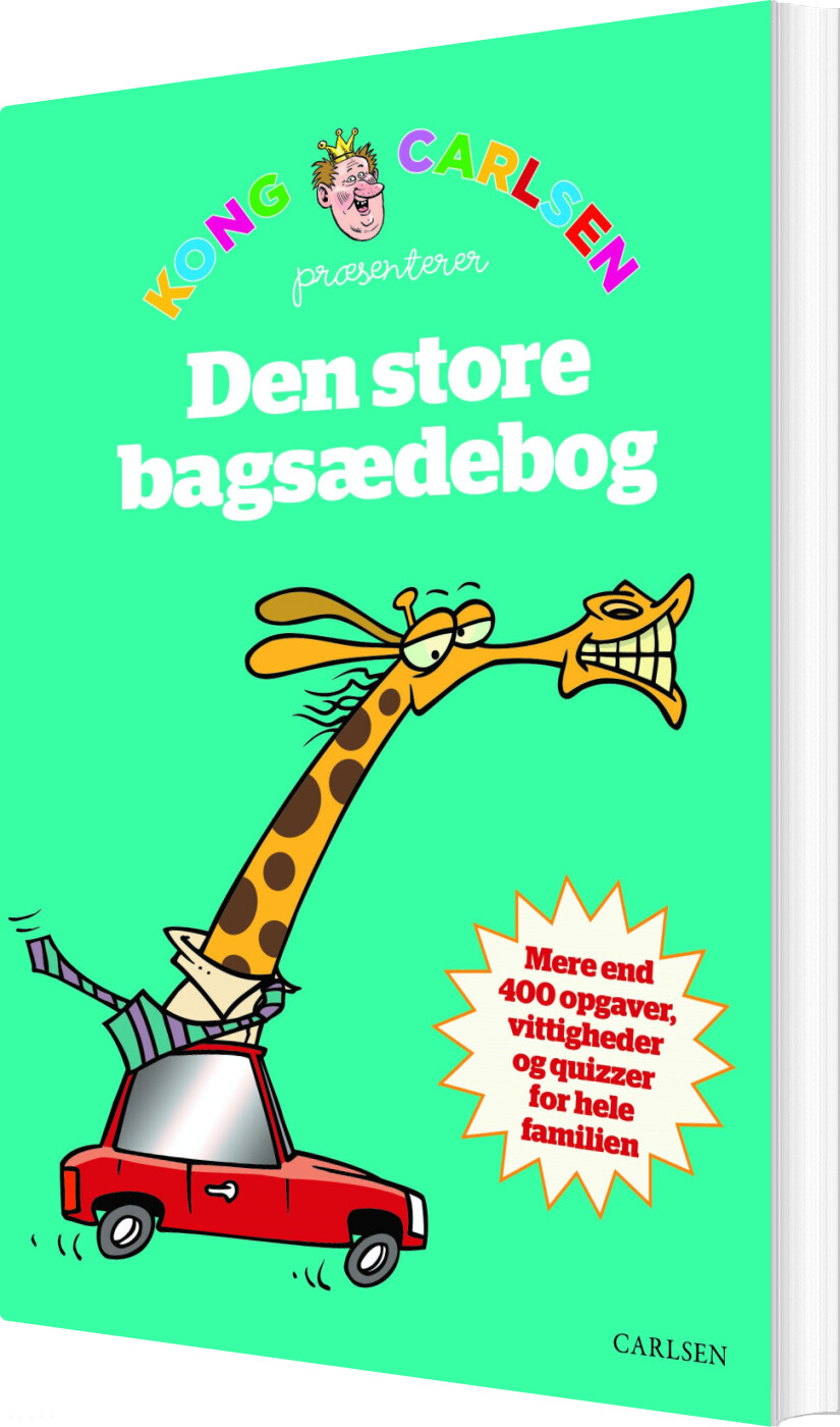 Kong Carlsen - Den Store Bagsædebog - Diverse - Bog