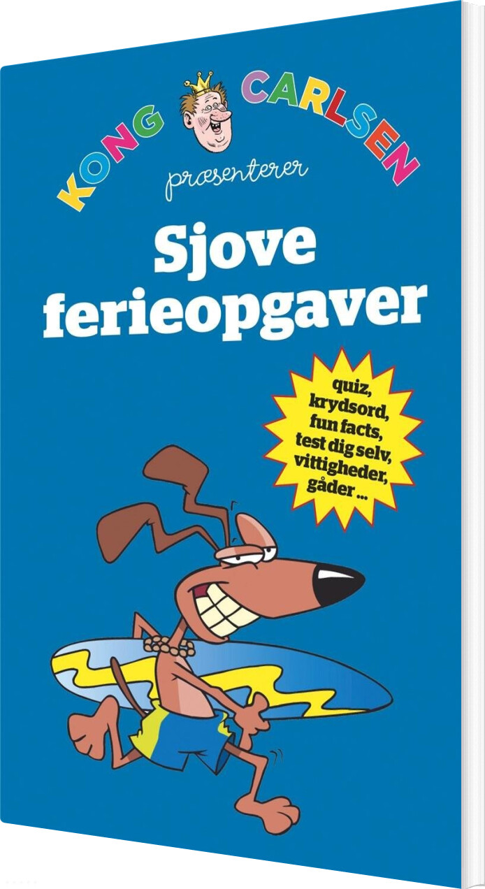 Kong Carlsen - Sjove Ferieopgaver - 5 Stk - Kong Carlsen - Bog