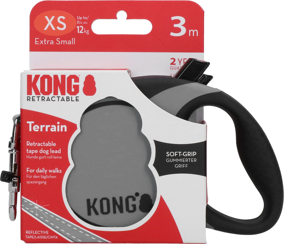 Hundesnor - Kong - Grå - 3 Meter - 12 Kg