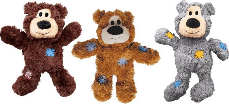 Kong - Bamse Til Hund - Knots Wild - Assorteret - 40 Cm