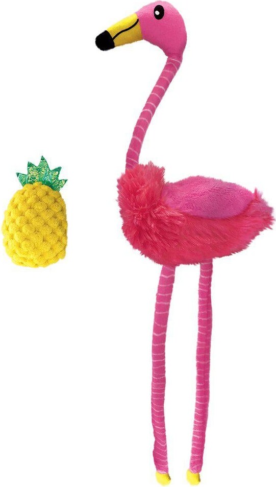 Kong - Kattelegetøj Med Katteurt - Flamingo Og Ananas