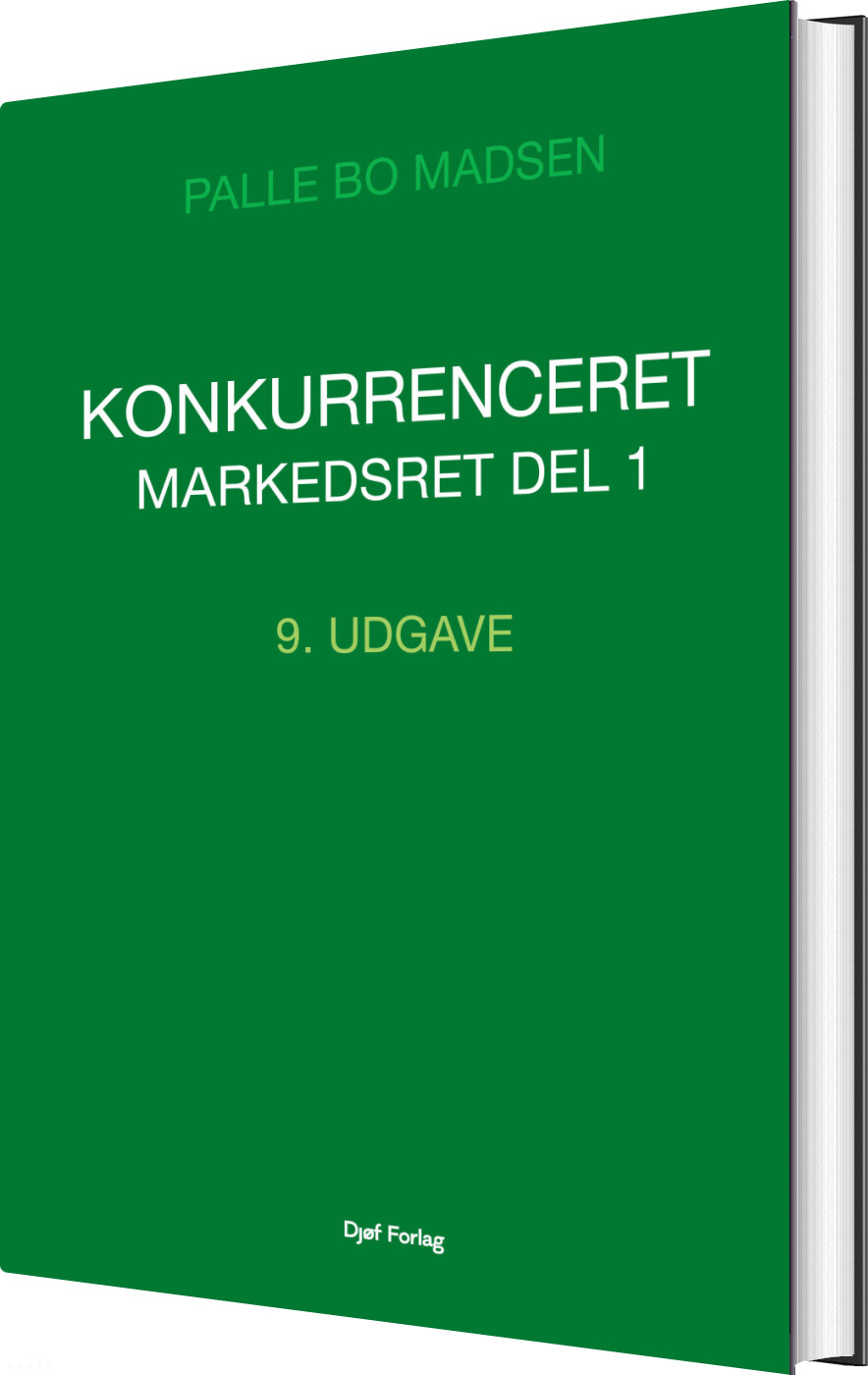 Konkurrenceret - Palle Bo Madsen - Bog