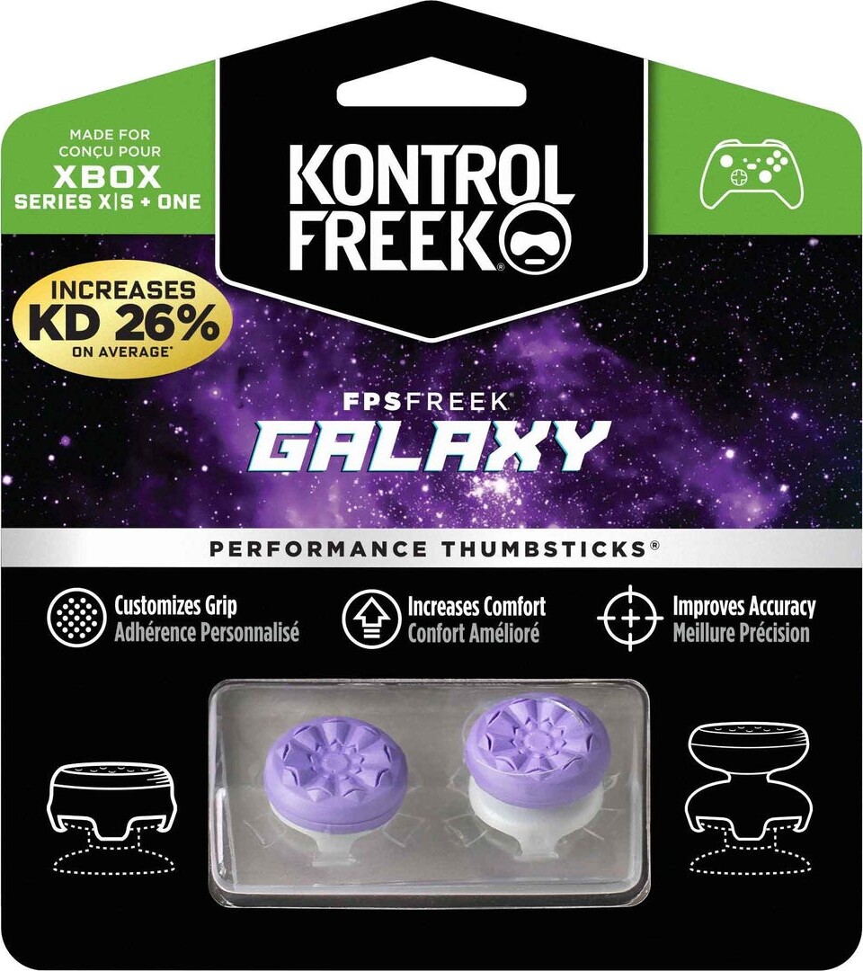 Kontrolfreek - Fps Freek Galaxy Thumbsticks Til Xbox X/s/one - Lilla