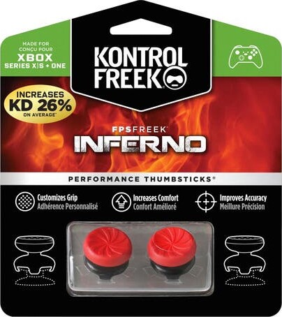 Kontrolfreek - Fps Freek Inferno Thumbsticks Til Xbox X/s/one - Rød